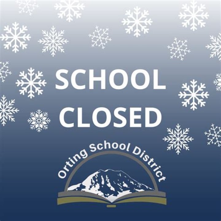 Is Orting School District closed today?
