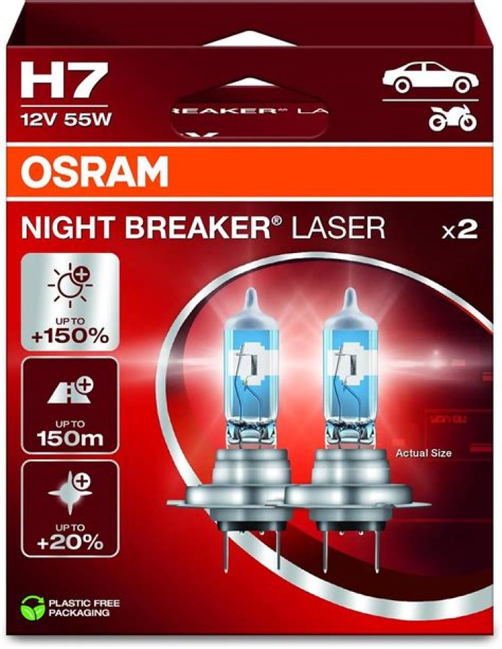 Is Osram night breaker laser legal?