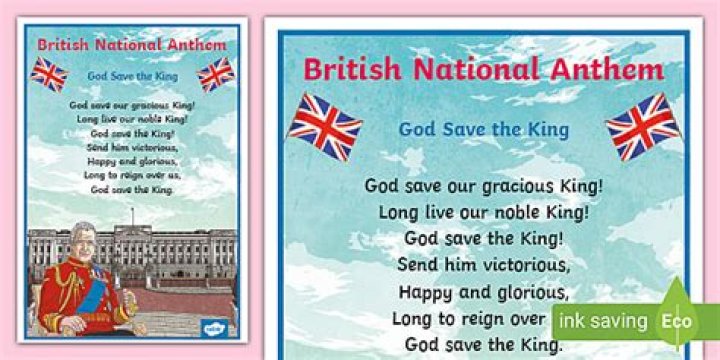 Is the British national anthem an American song?