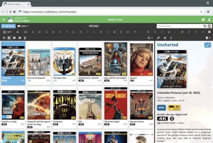 Is there a DVD catalog app?