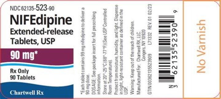 Is there a generic drug for nifedipine?