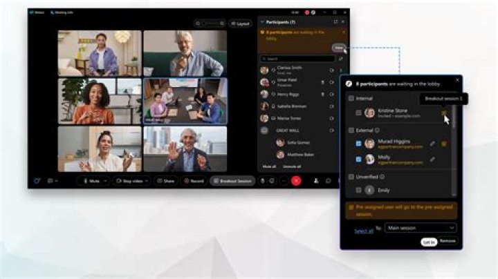 Is there a limit to the number of participants in a Skype meeting?