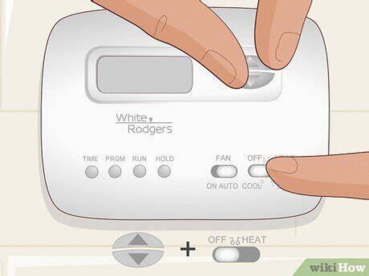Is there a reset button on a White Rodgers thermostat?