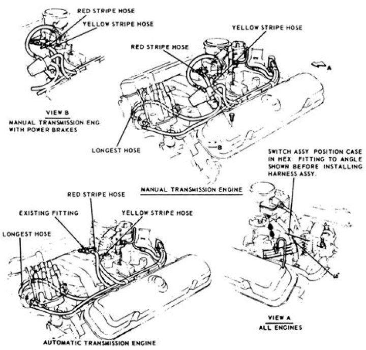 Is there a vacuum hose on a transmission?