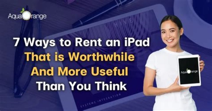 Is there a way to rent an iPad?