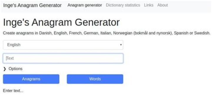 Is there an anagram generator?