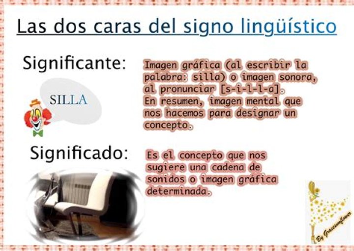 Que significa significante ejemplos?