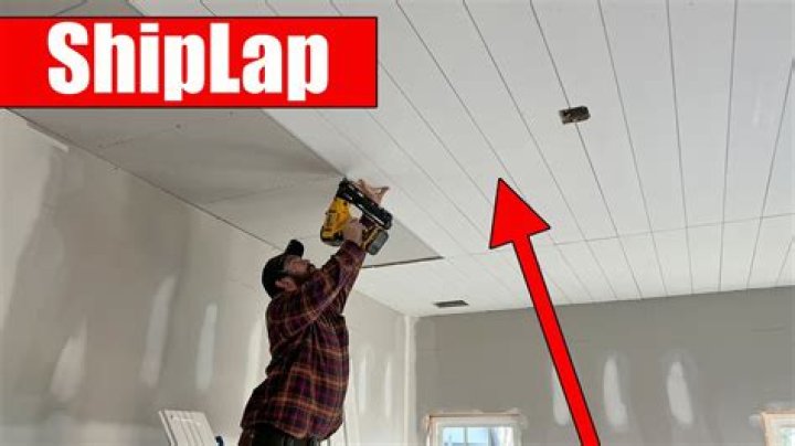 Should I nail or screw shiplap?