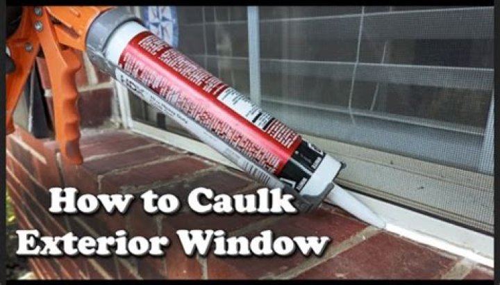 Should windows be caulked on the outside?