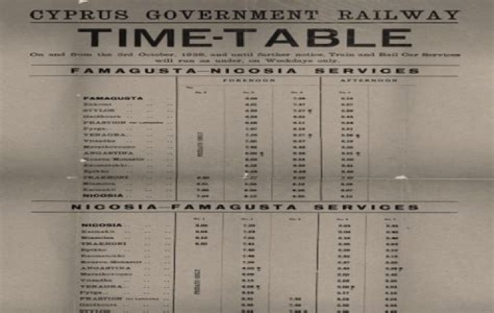 Was there ever a railway in Cyprus?