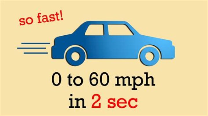 What 0-60 speed is considered fast?