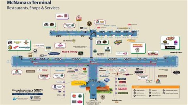 What airlines use McNamara Terminal?