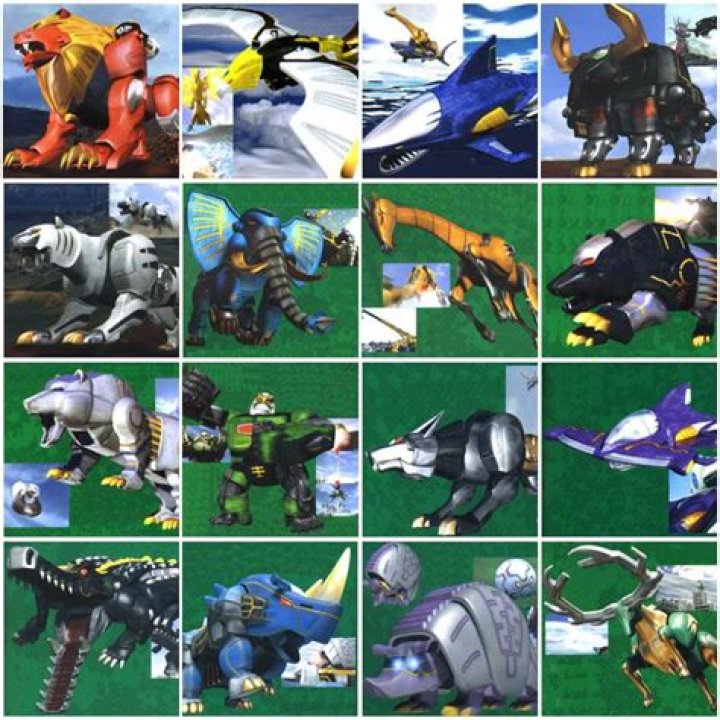What animals are the Zords?