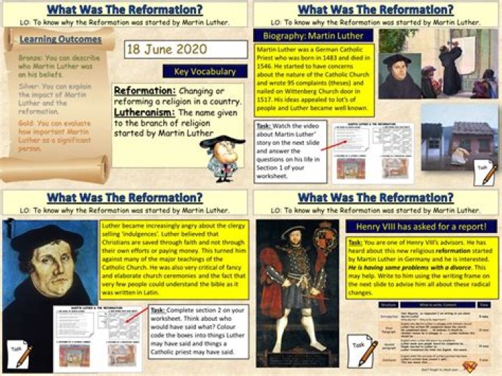 What are 3 facts about the Reformation?