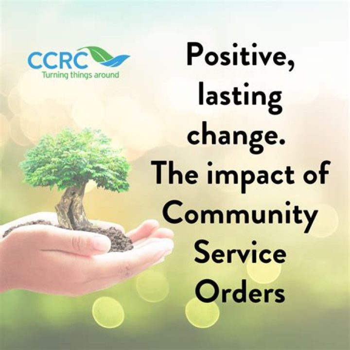 What are community service orders?