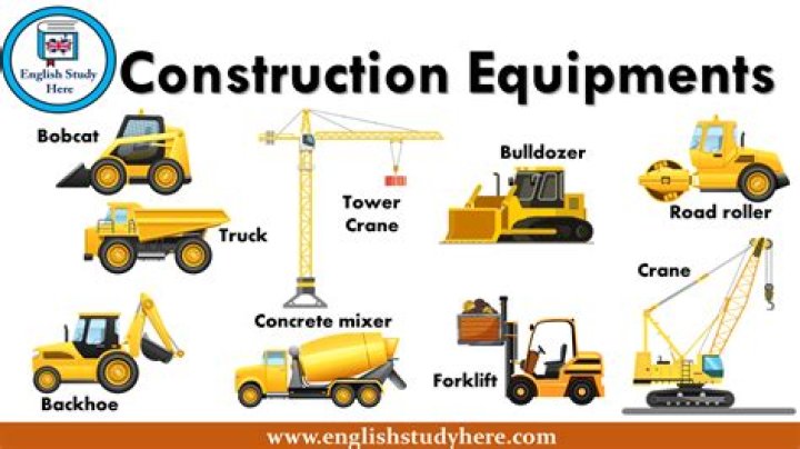What are construction equipments?