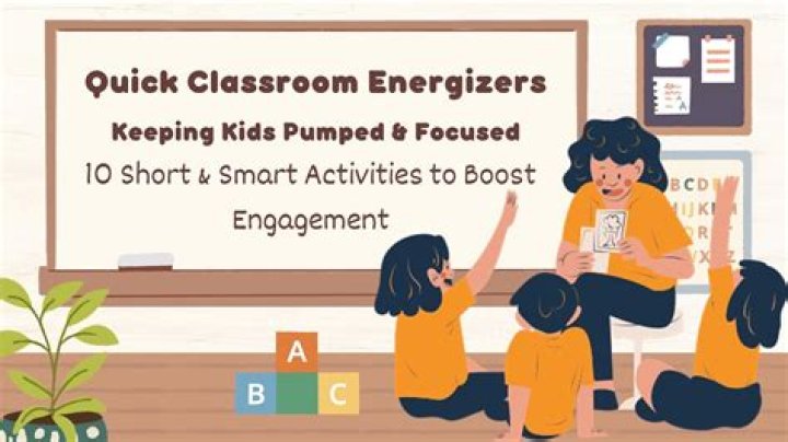 What are energizers in the classroom?