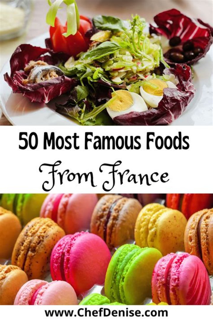 What are some French food names?