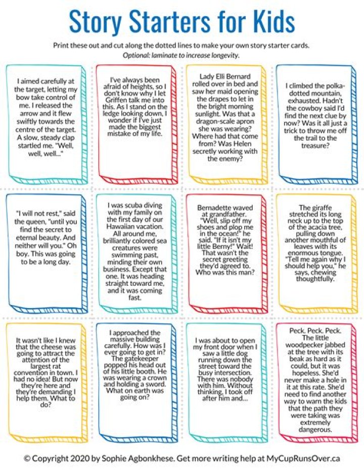What are some good story starters?