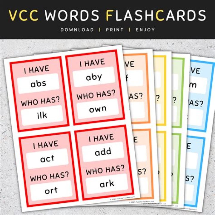 What are some VCC words?