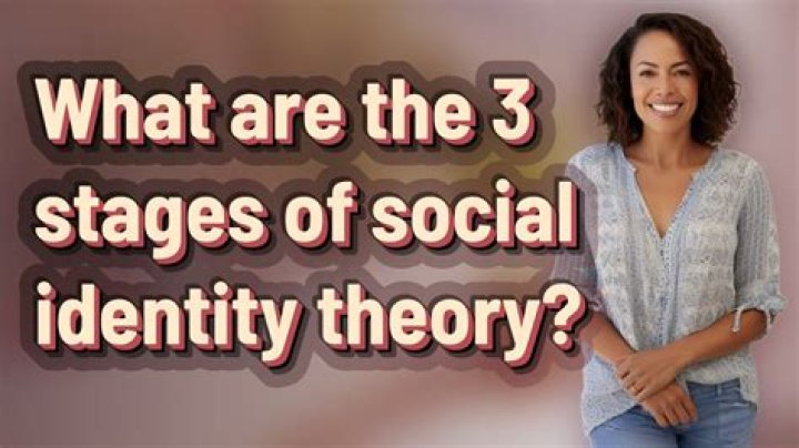 What are the 3 stages of social identity theory?