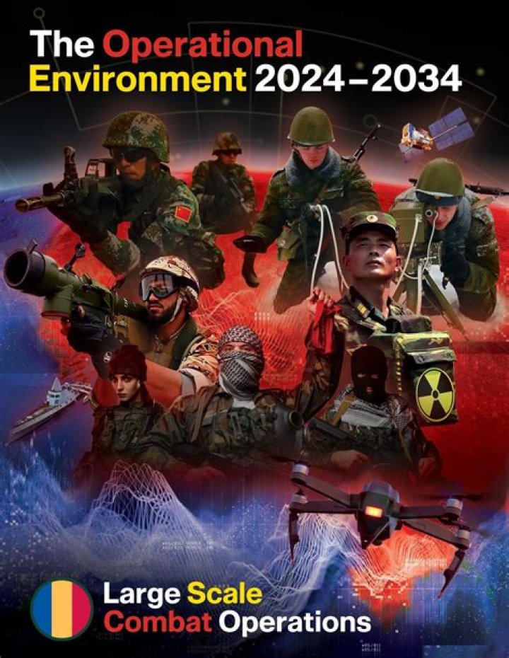 What are the 4 characteristics of sustaining large scale combat operations?