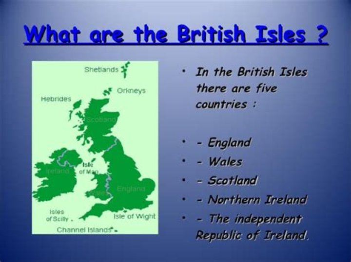 What are the 5 British Isles?