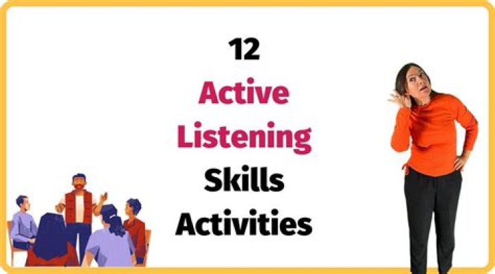 What are the activities for listening skills?