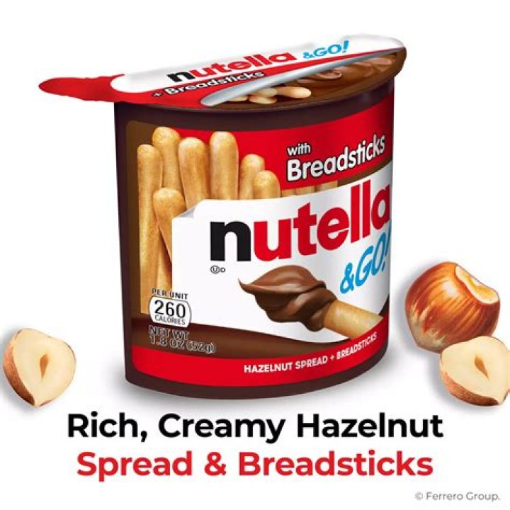 What are the breadsticks that come with Nutella?