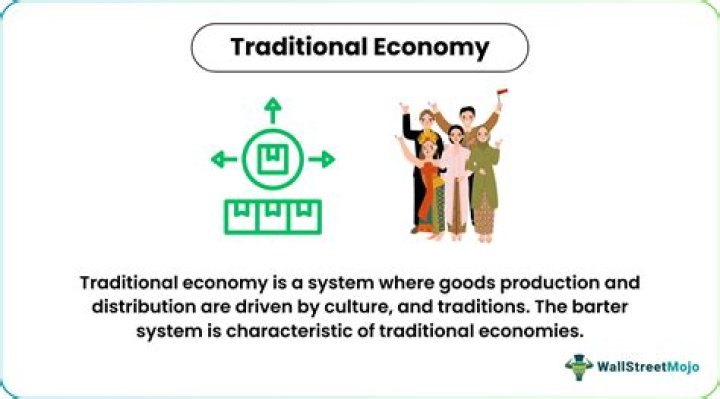 What are the characteristics of a traditional economy check for correct answers?