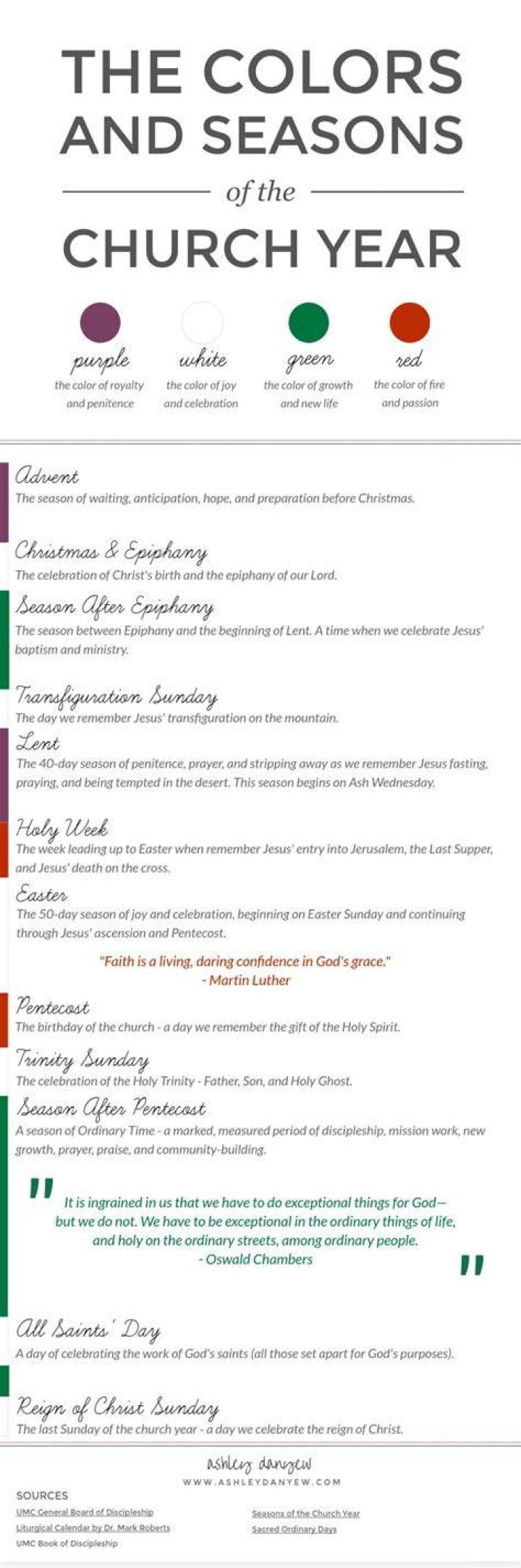 What are the church colors for Christmas?