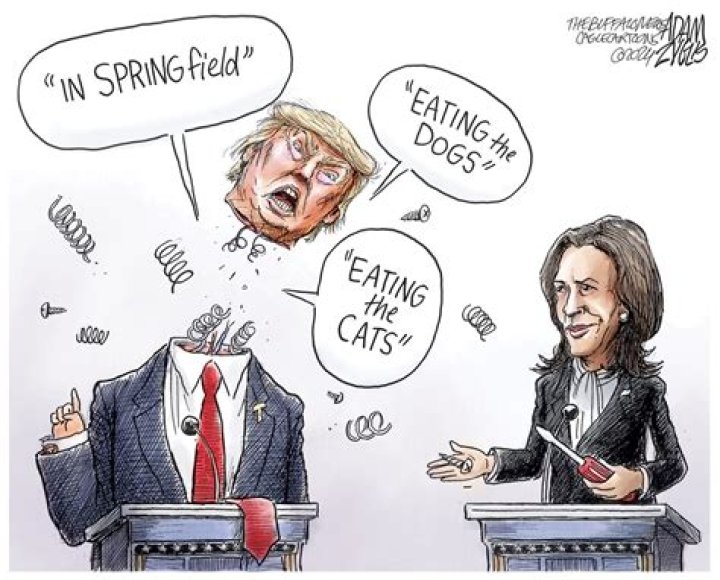 What are the five elements of a political cartoon?