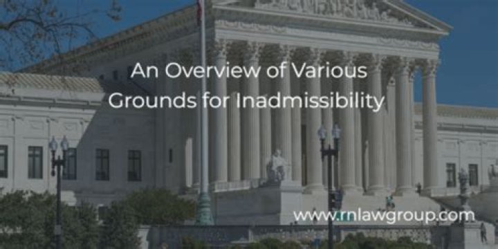 What are the grounds of inadmissibility?