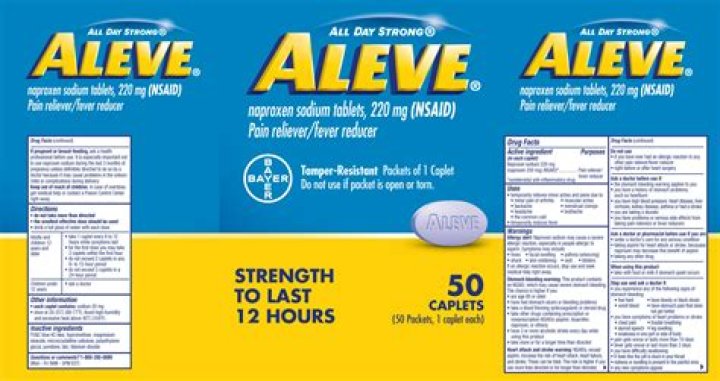 What are the ingredients of Aleve?