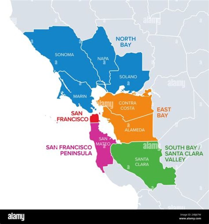 What are the largest counties by size in California?