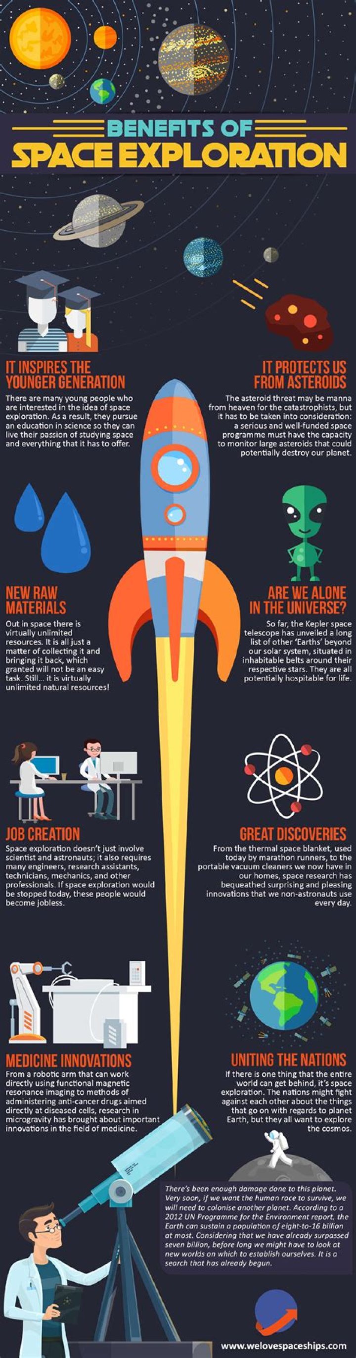 What are the main benefits of space exploration?