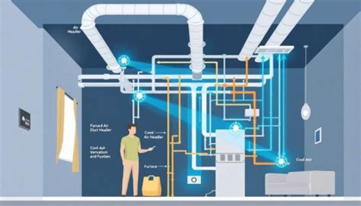 What are the methods of forced ventilation system?