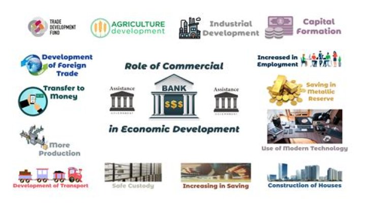 What are the roles of commercial bank in economic development?