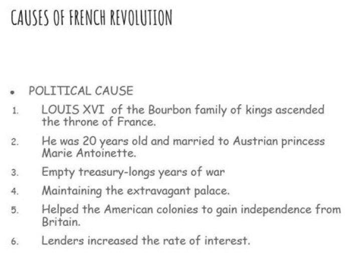 What are the social economic and political causes of French Revolution?