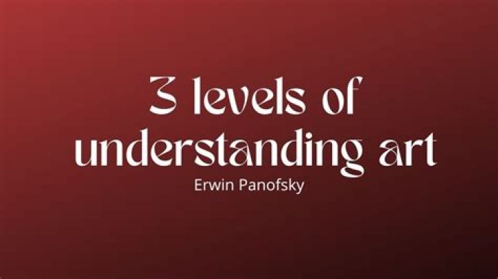 What are the three levels of iconography?