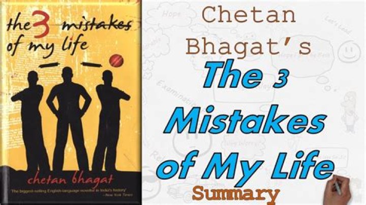 What are the three mistakes committed by Chetan Bhagat?