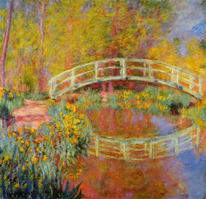 What bridge did Monet paint?