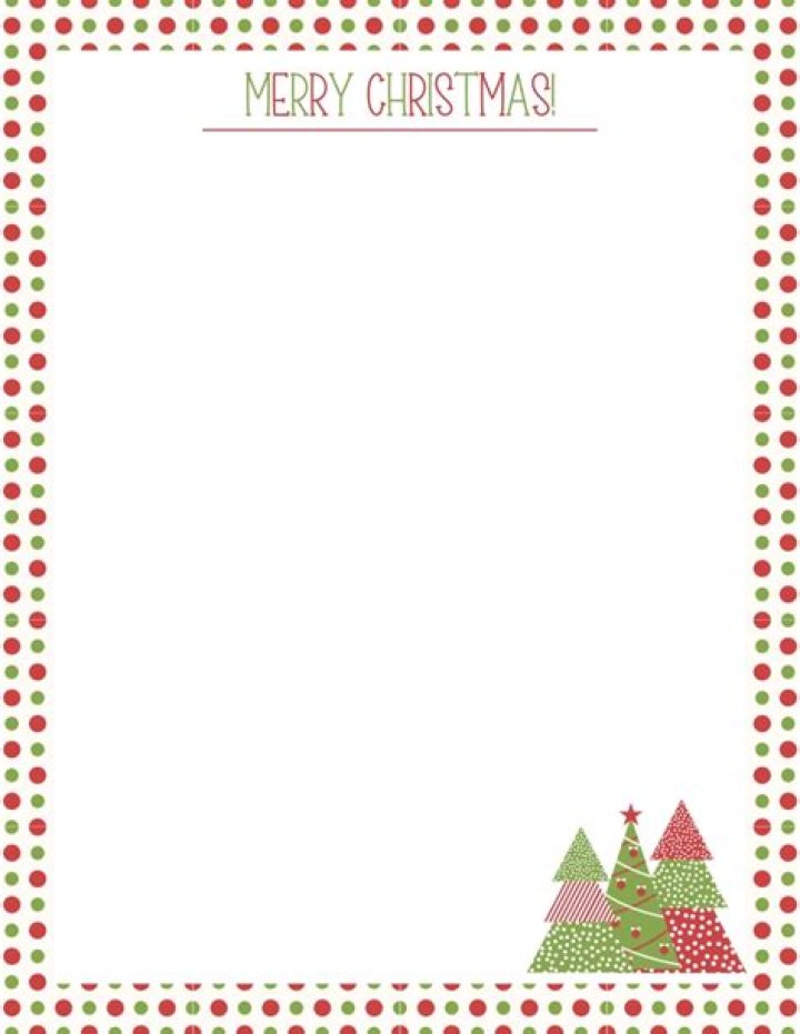 What can I do with this free Christmas stationery?