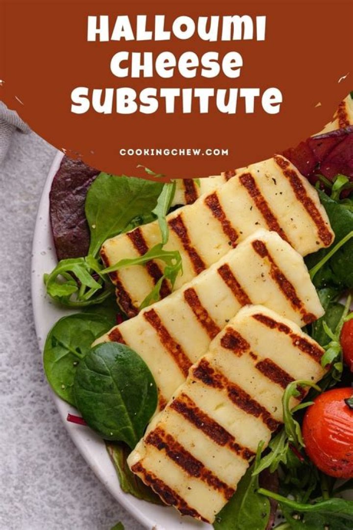 What can substitute halloumi cheese?