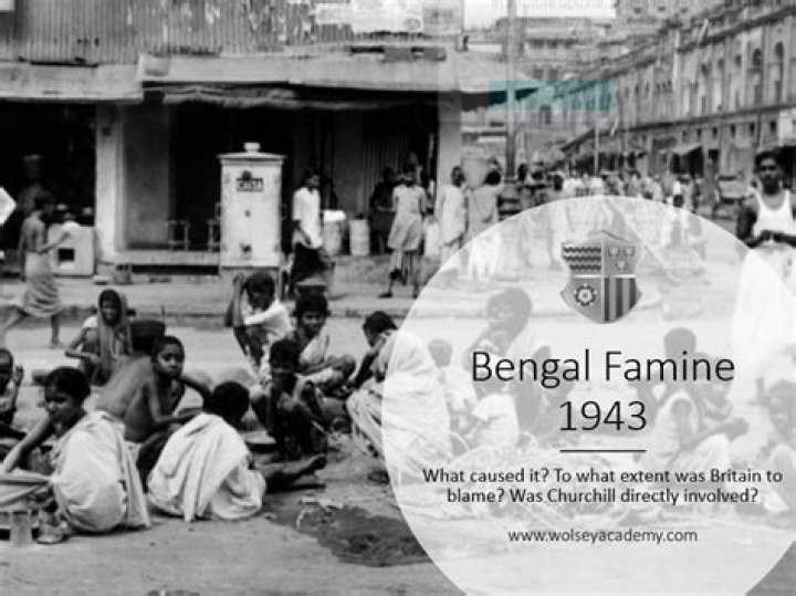 What caused Bengal famine 1943?