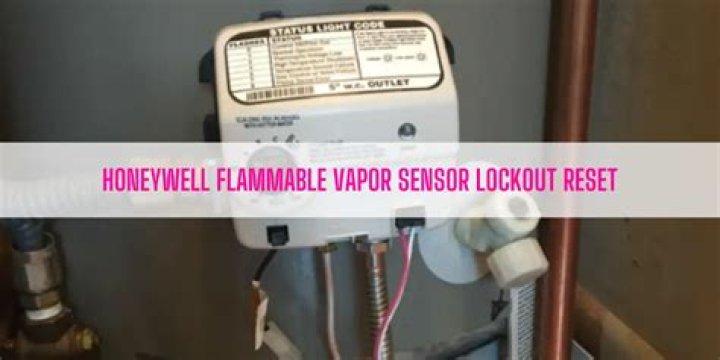 What causes flammable vapor sensor lockout?