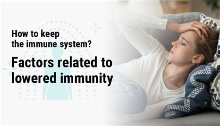 What causes lowered immunity?