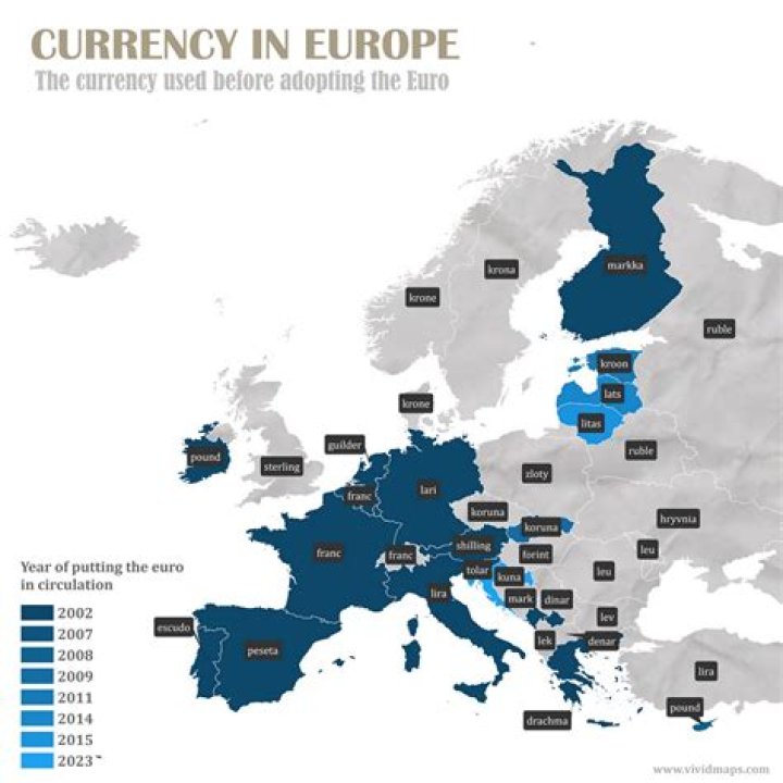 What currency does Latvia use before the euro?