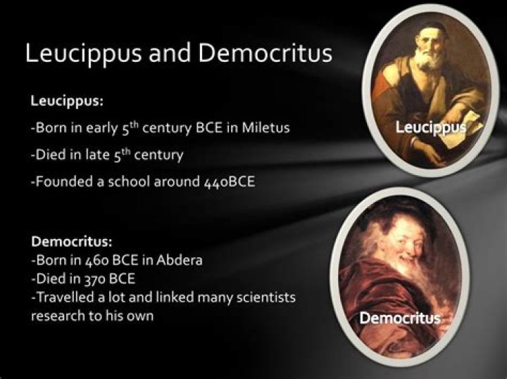 What did Democritus and leucippus discover?