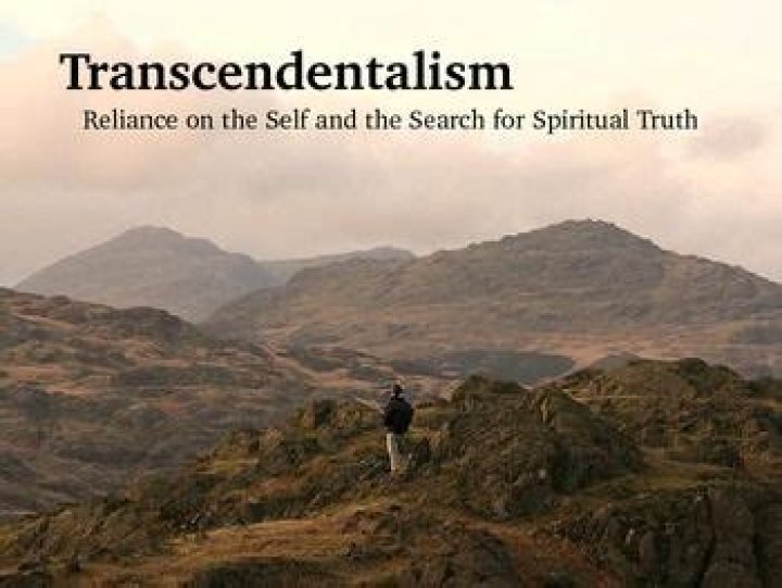 What did transcendentalism believe that all knowledge came from?